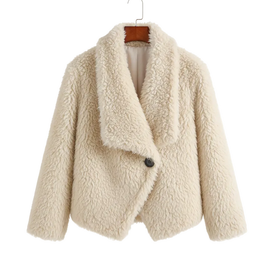 Jas met lange mouwen en zachte voering voor dames